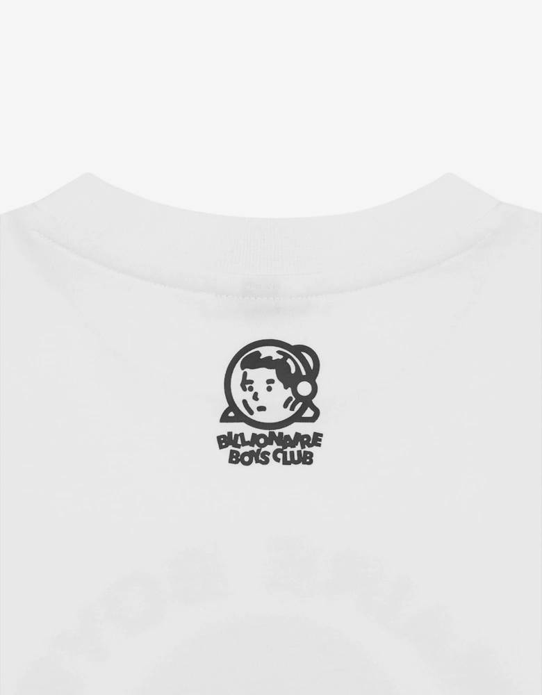 Boys Robot Logo T-Shirt in White