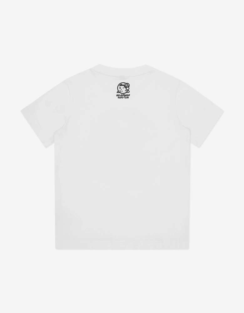 Boys Robot Logo T-Shirt in White