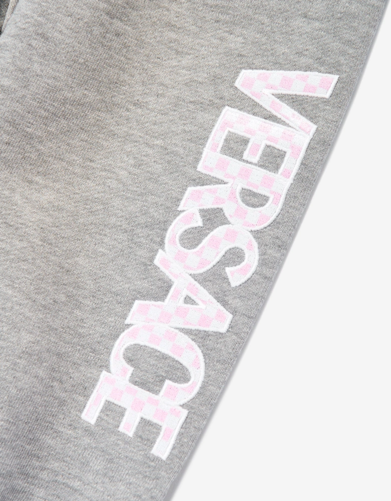 Baby Boys Damier Logo Joggers in Grey