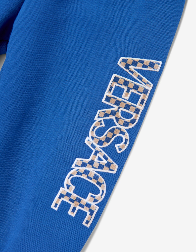 Baby Boys Damier Logo Joggers in Blue