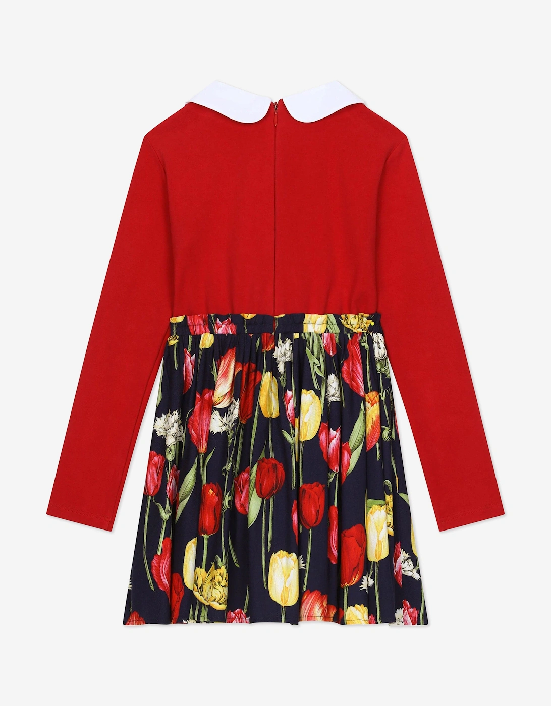 Girls Tulip Dress in Red