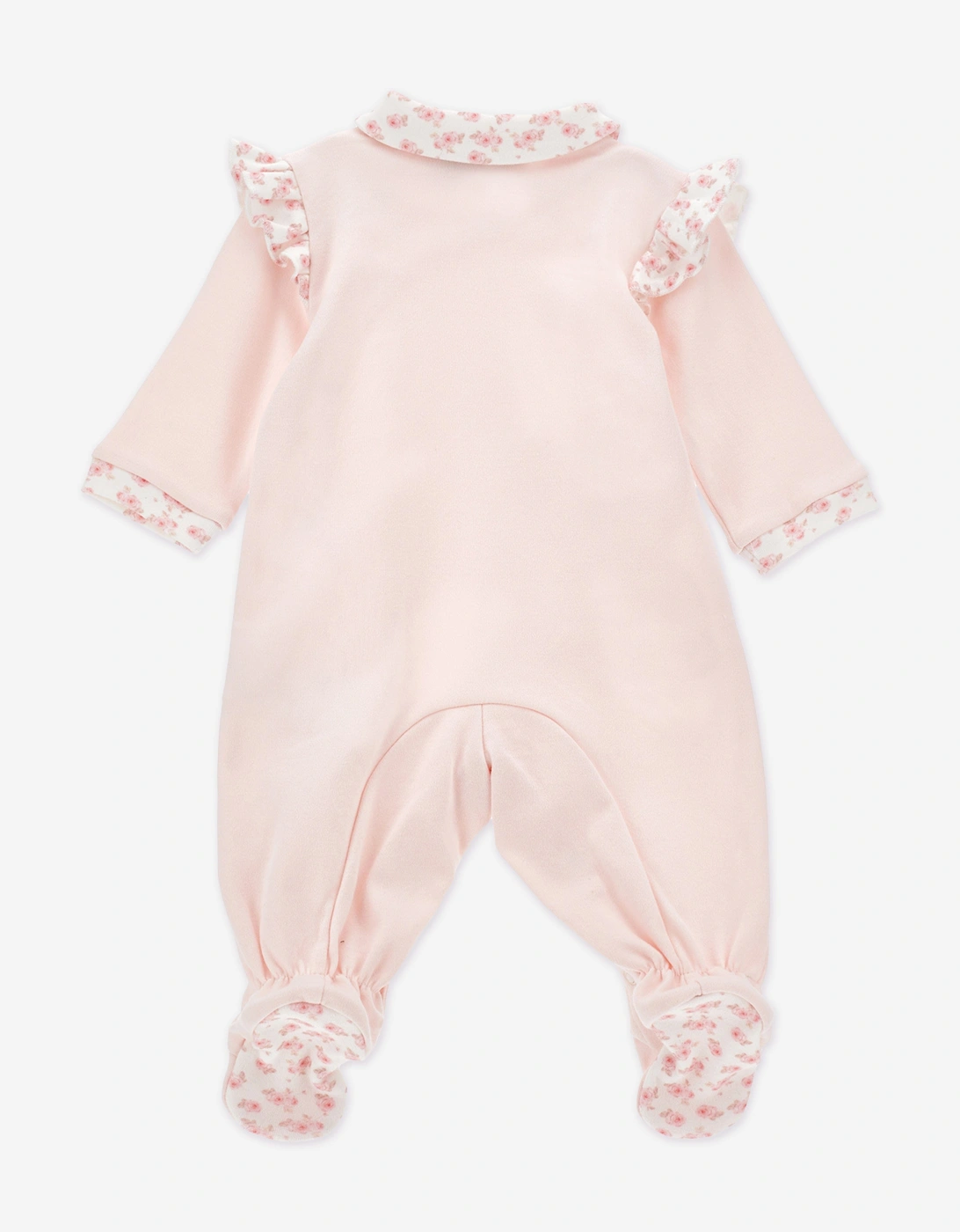 Baby Girls Puppy Babygrow in Pink