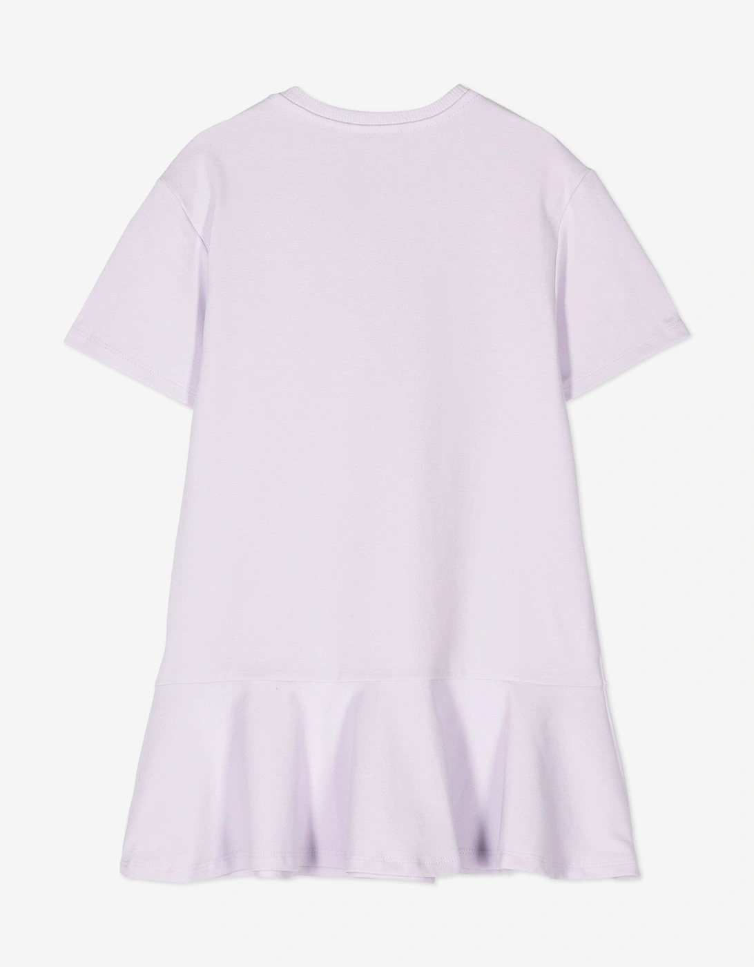 Girls Logo Jersey Dress in Purple