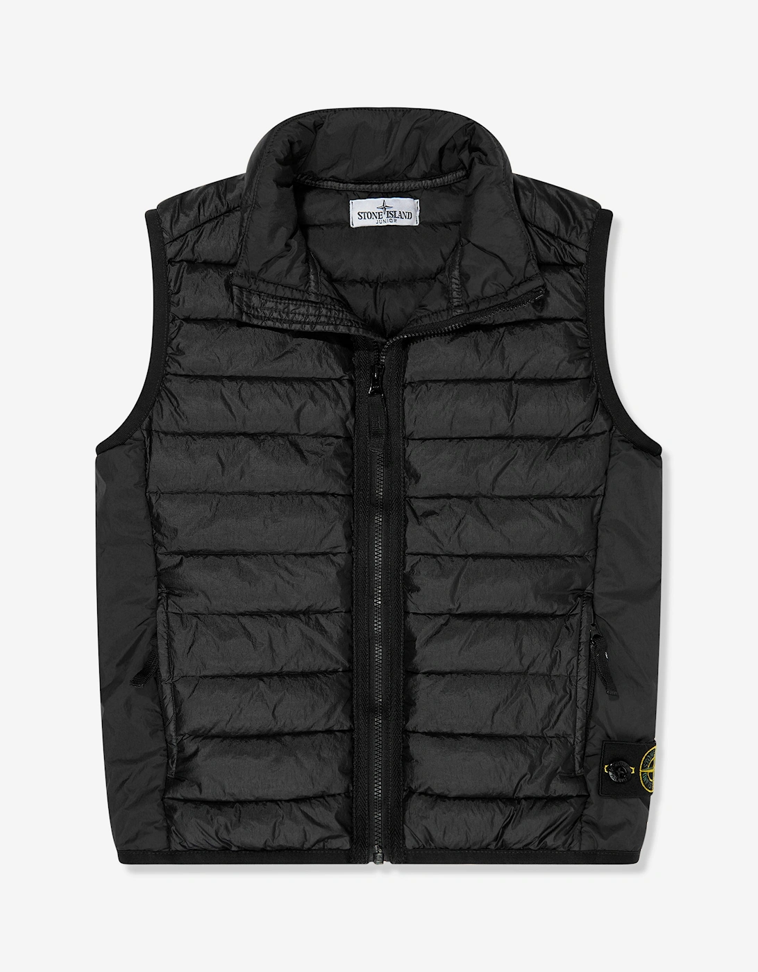 Boys Logo Gilet in Black, 5 of 4
