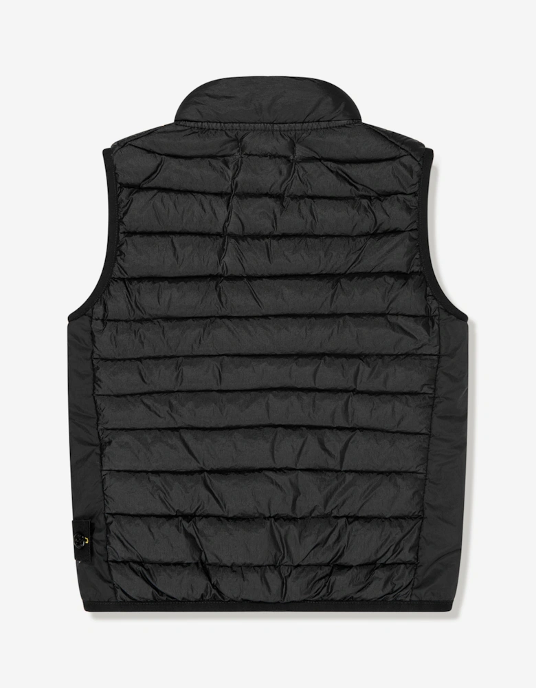 Boys Logo Gilet in Black