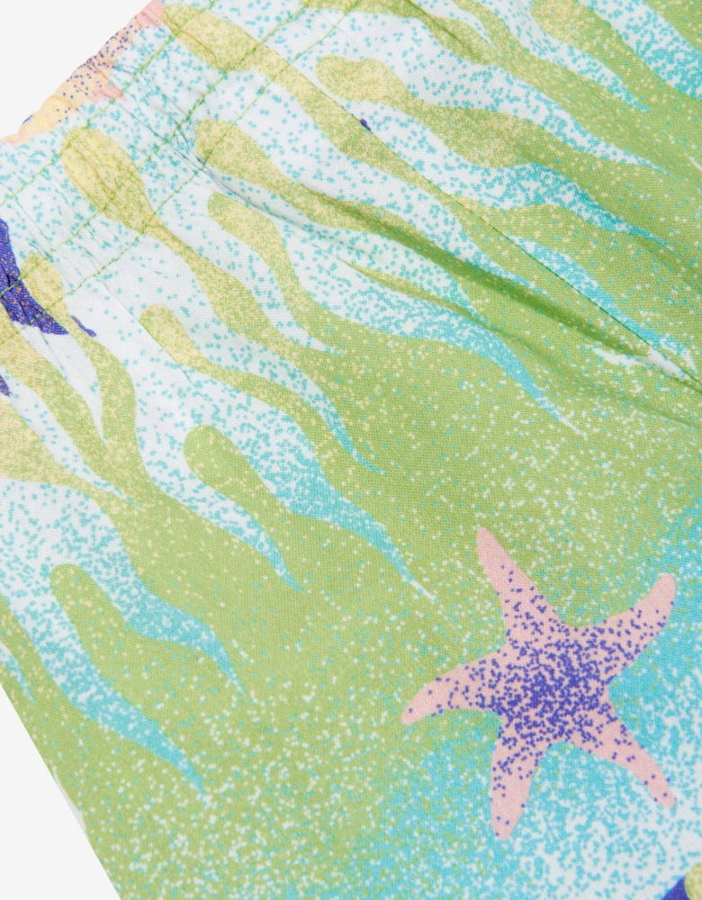 Baby Boys Under The Sea Shorts in Green