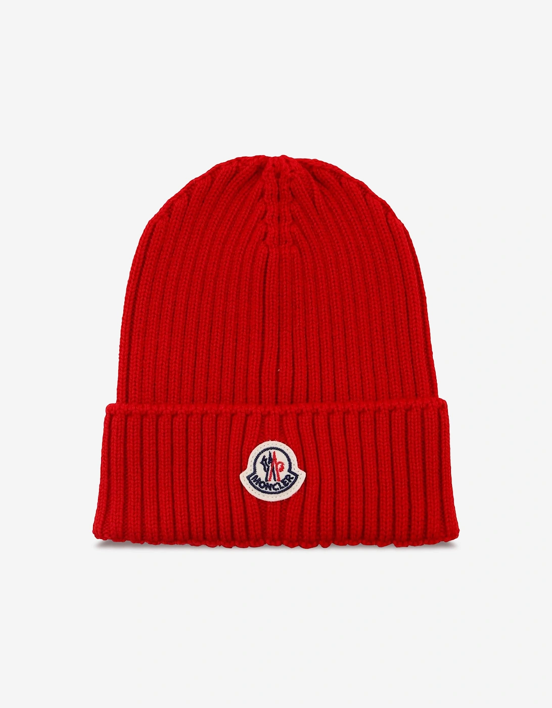 Kids Wool Knit Beanie Hat in Red, 5 of 4