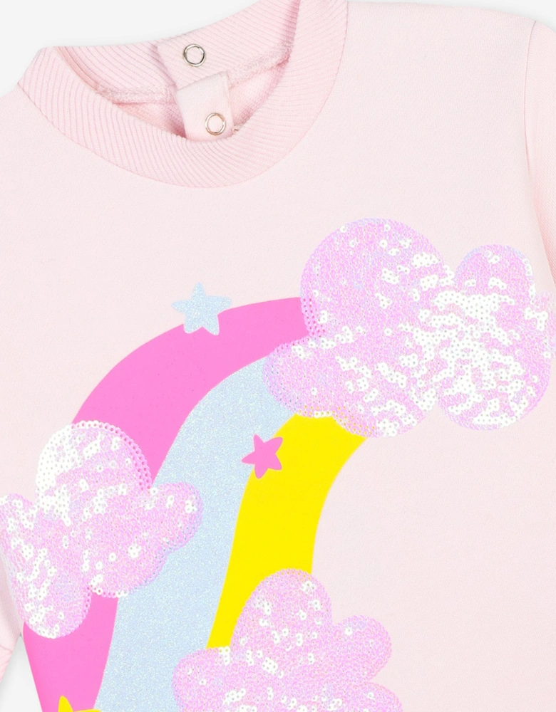 Billieblush Baby Girls Sweater Dress in Pink