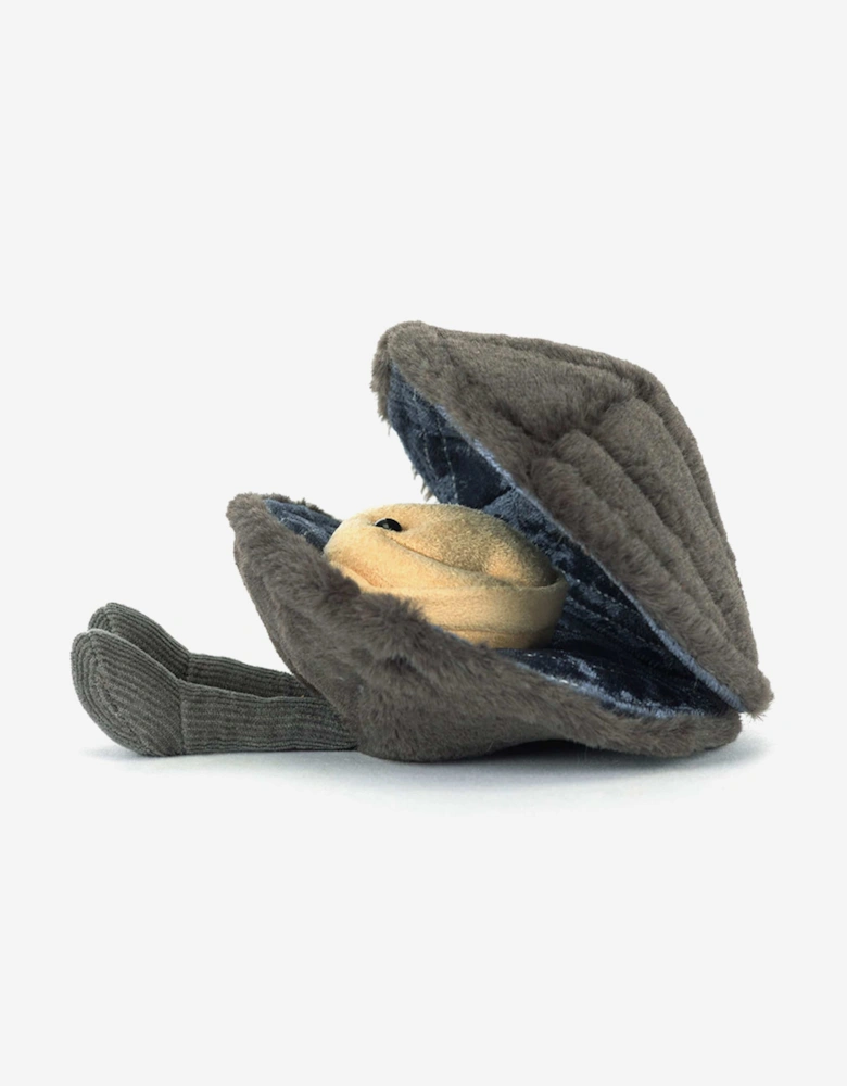 Amuseables Michelle Mussel in Grey (17cm)