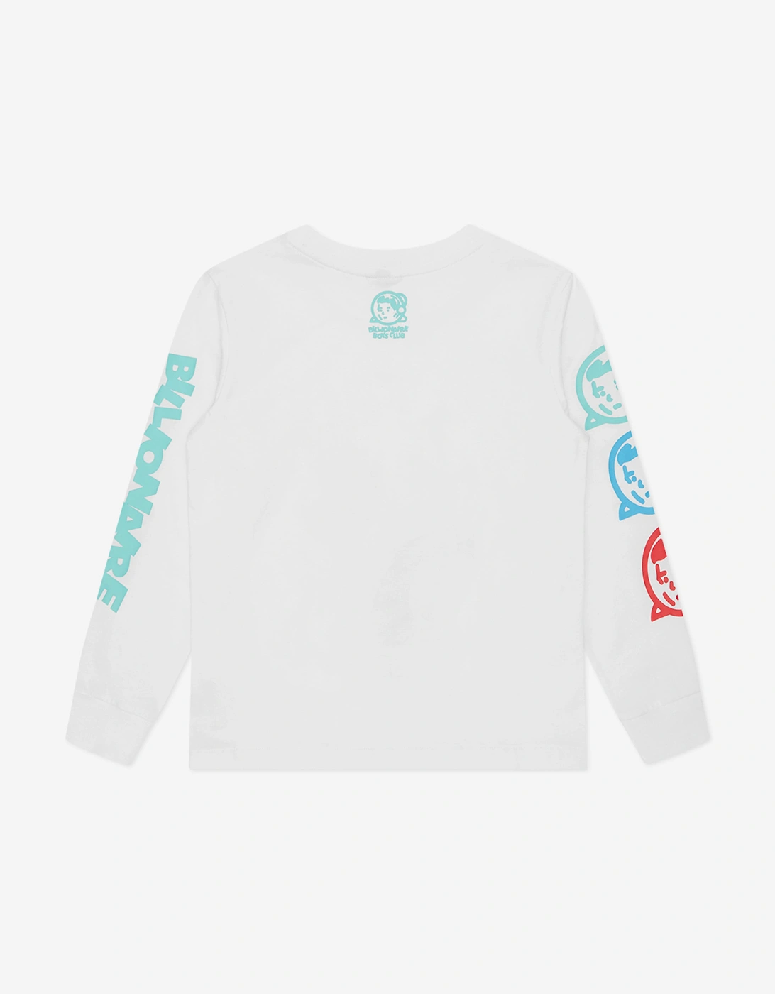 Boys Robot Long Sleeve T-Shirt in White