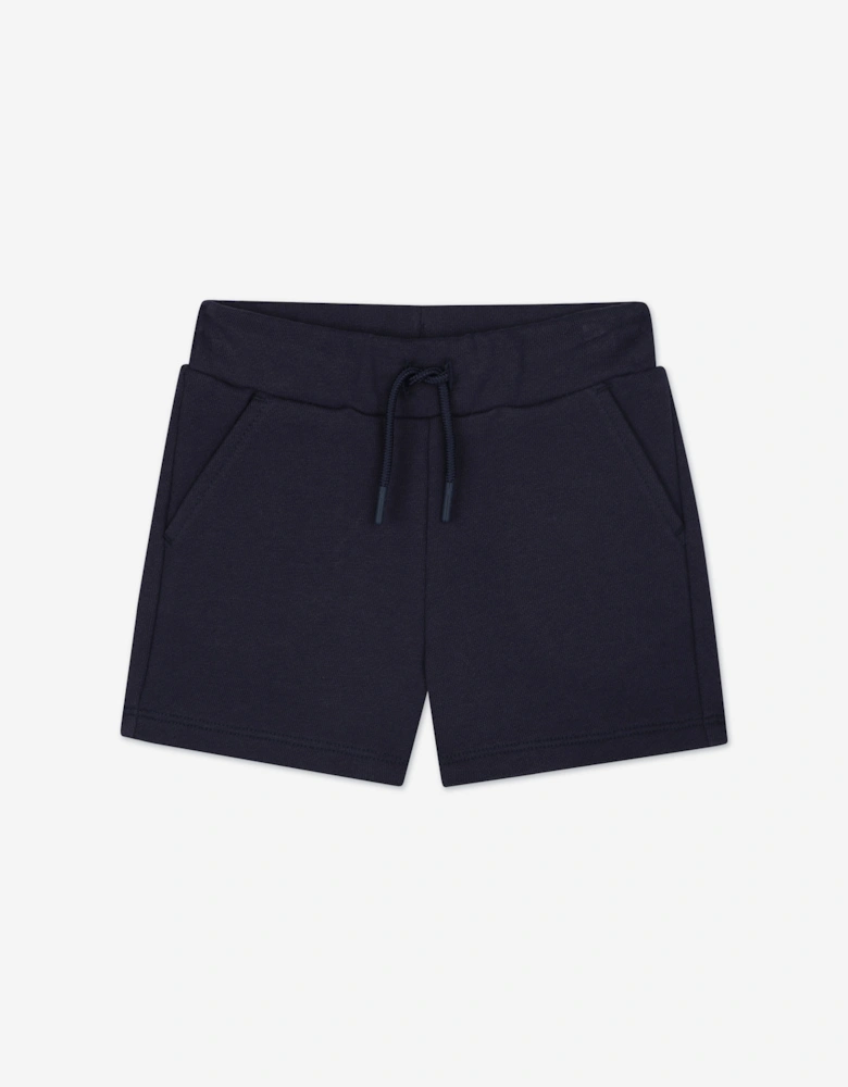 Baby Boys Logo Bermuda Shorts in Navy
