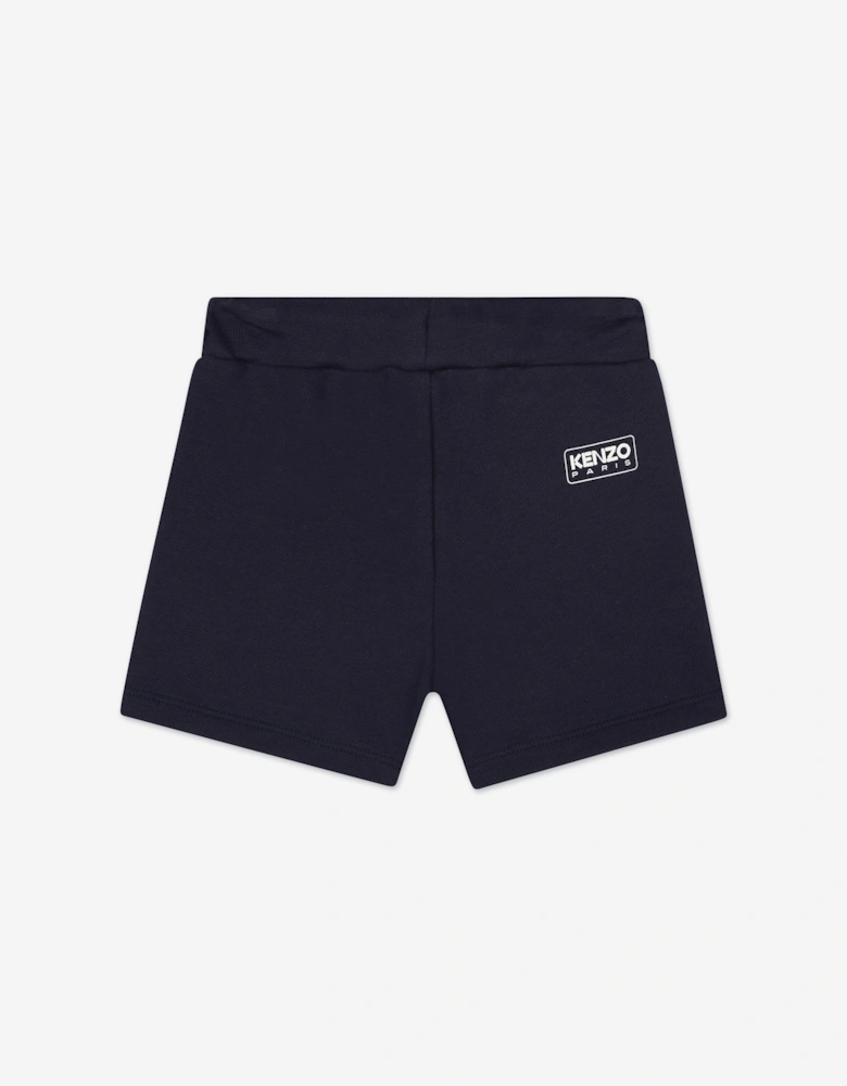Baby Boys Logo Bermuda Shorts in Navy