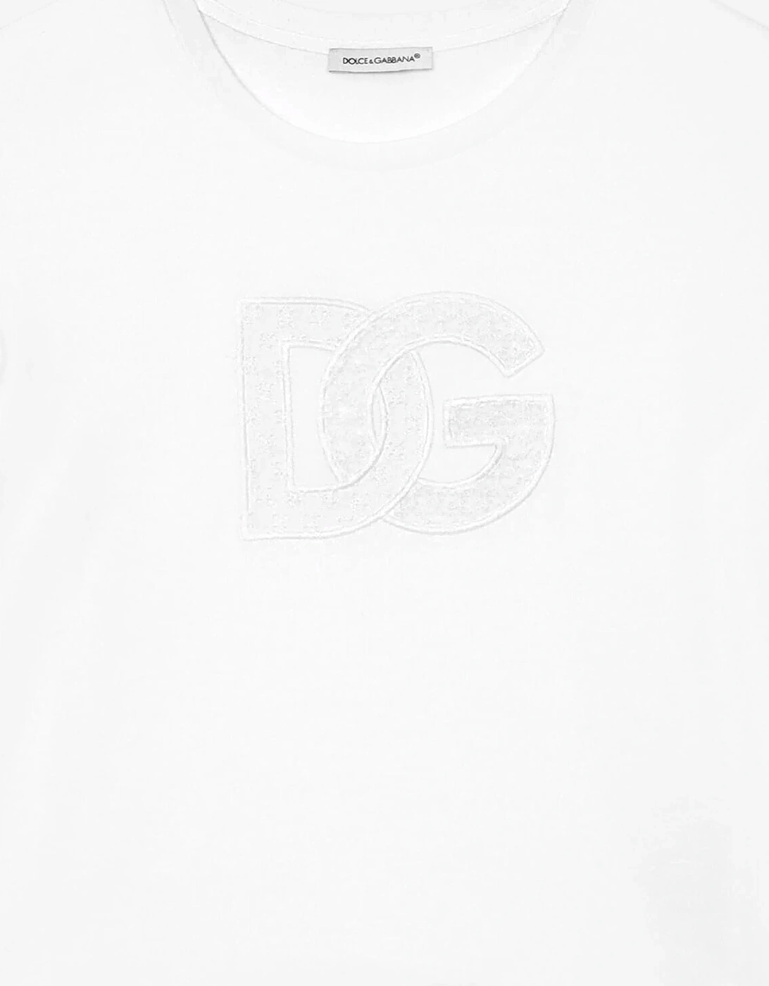 Girls Broderie Anglaise Top in White