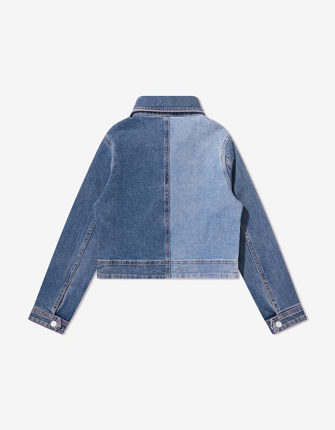 Girls Manning Blocked Jacket in Blue