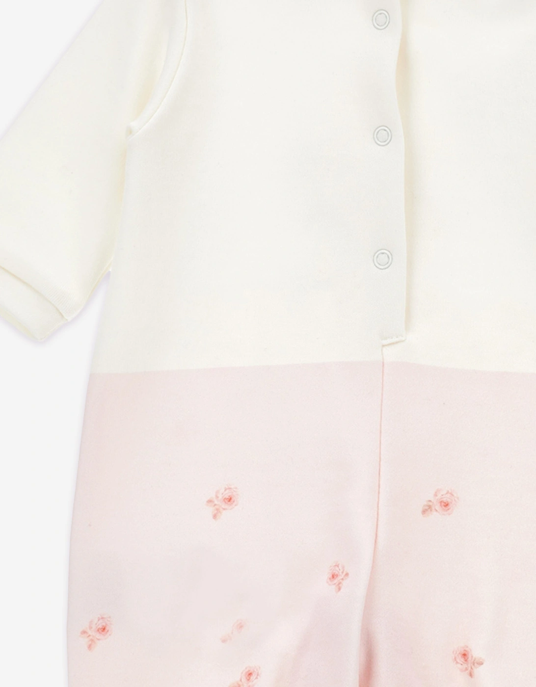Baby Girls Puppy Print Babygrow in Pink