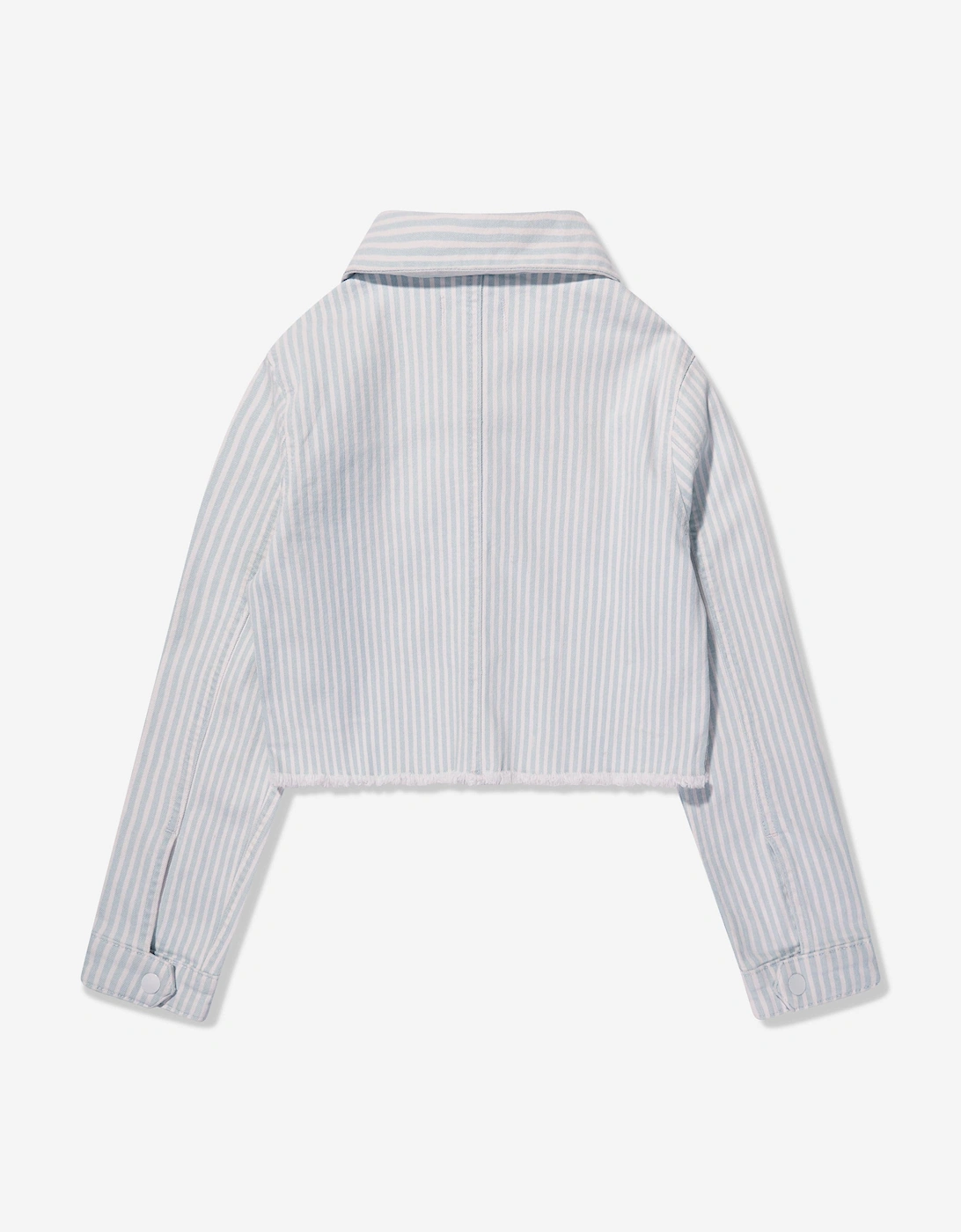 Girls Manning Striped Jacket in Blue