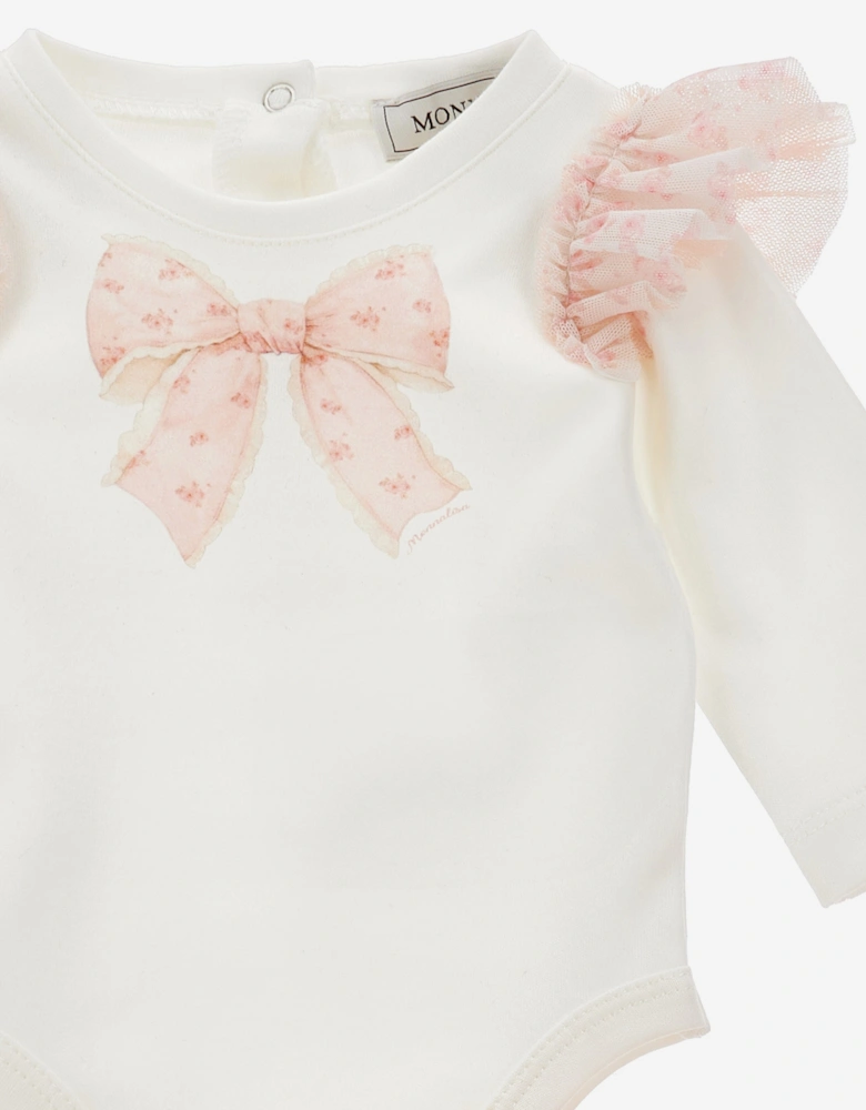 Baby Girls Bodysuit Set in Pink