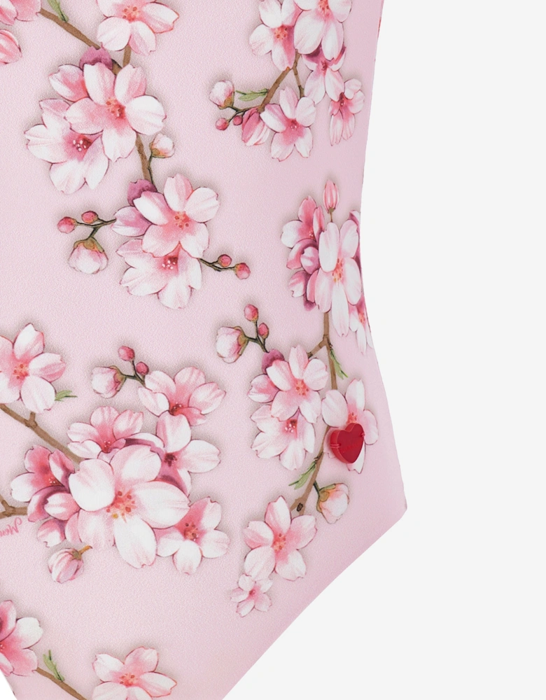 Girls Peach Blossom Swimsuit in Pink