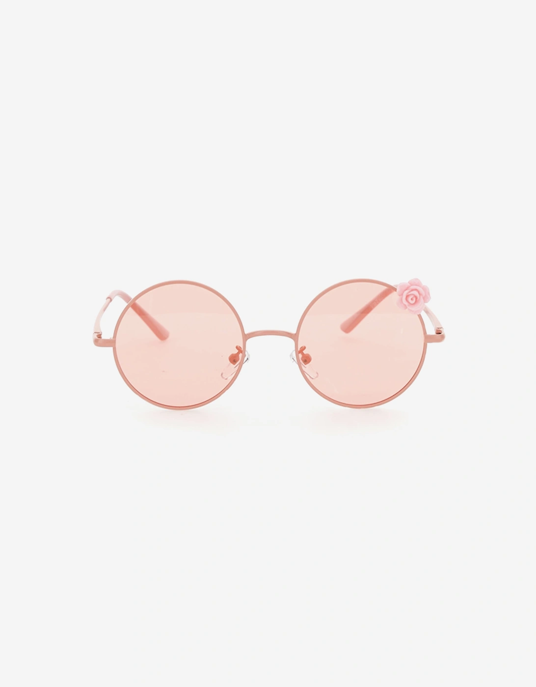 Girls Rose Sunglasses With Case in Pink