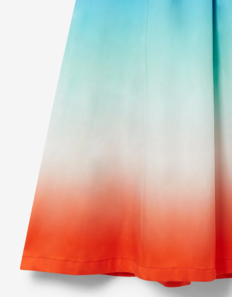 Girls Gradient Summer Dress in Blue