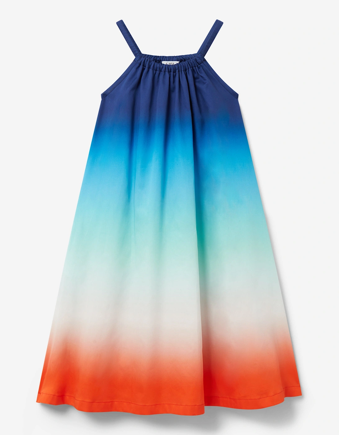 Girls Gradient Summer Dress in Blue, 6 of 5