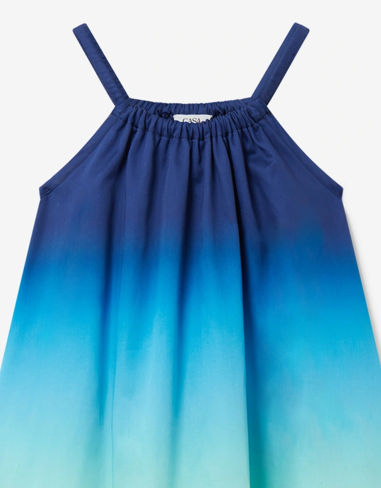 Girls Gradient Summer Dress in Blue