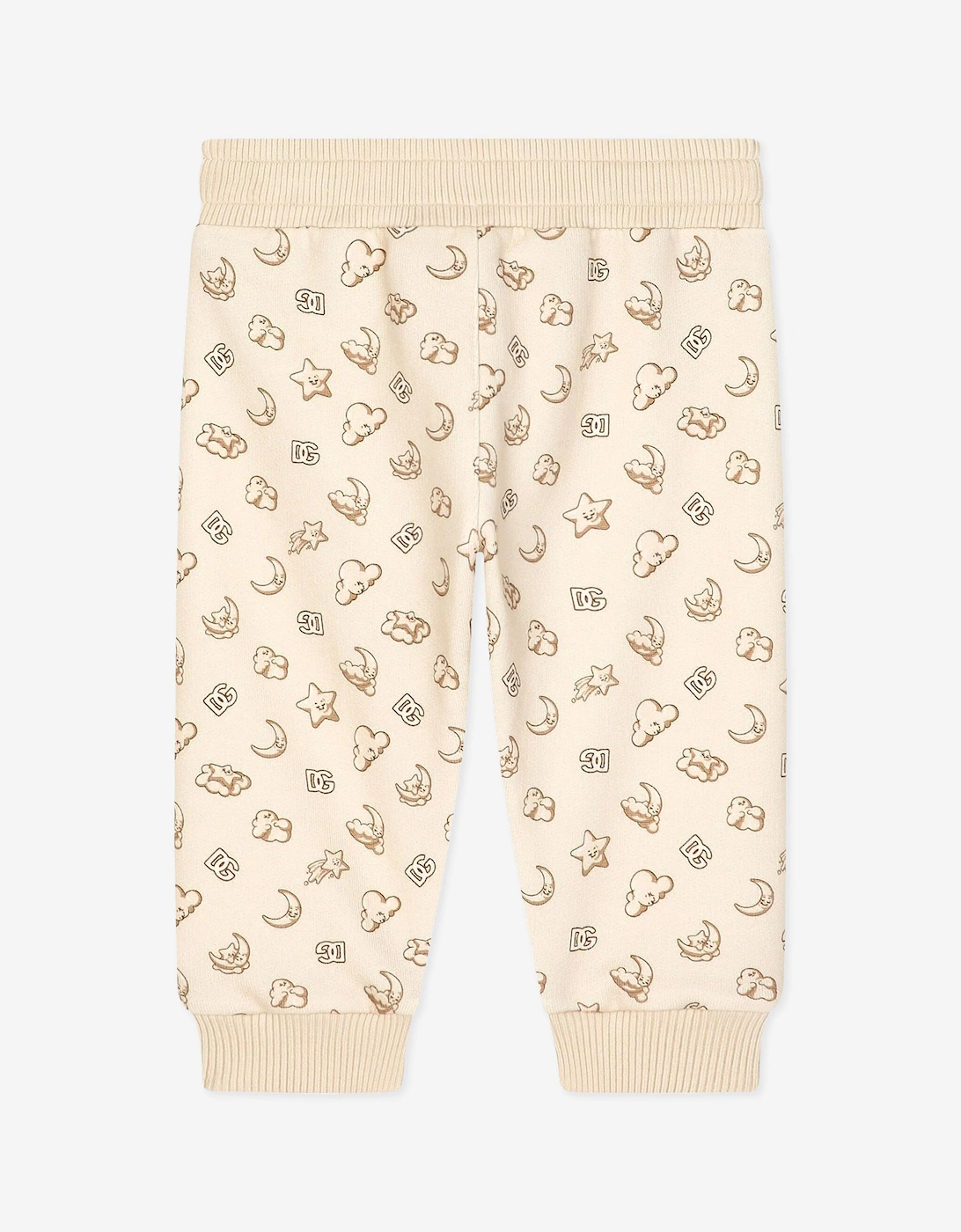 Baby Moon and Star Joggers in Beige