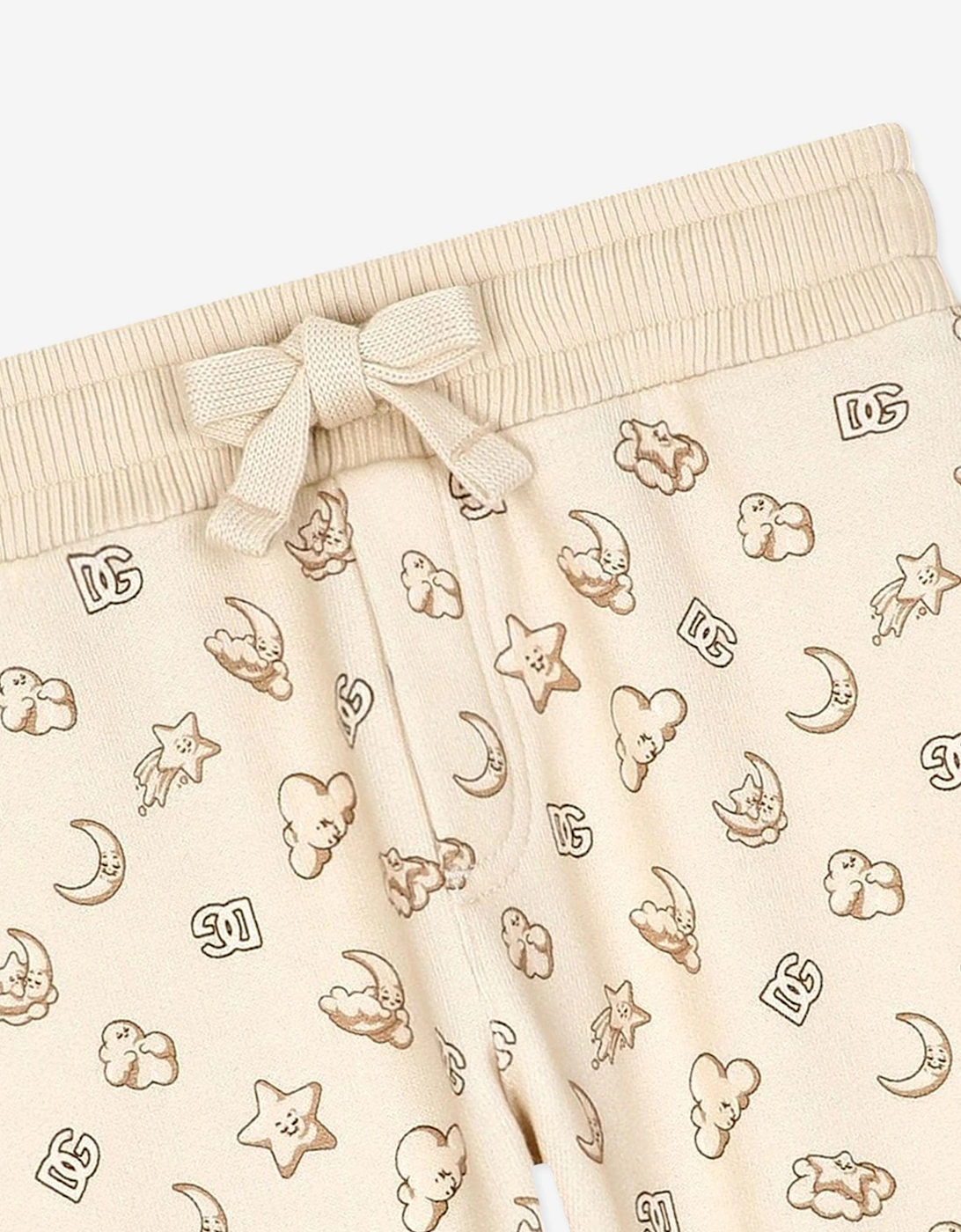 Baby Moon and Star Joggers in Beige