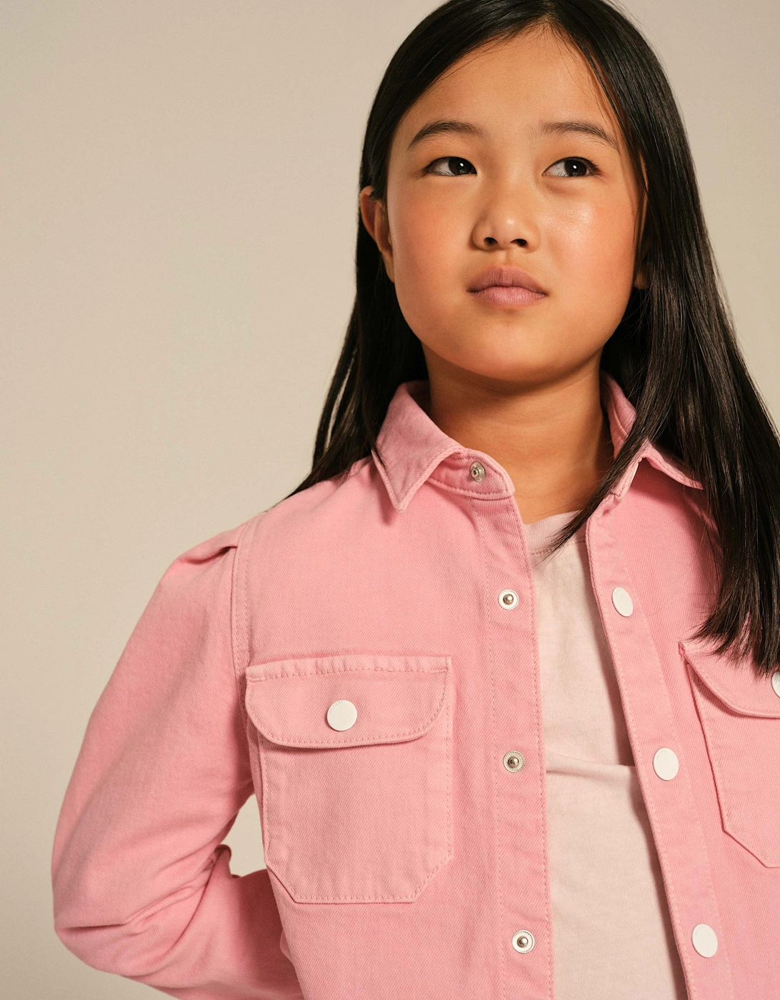 Girls Simona Blouse in Pink