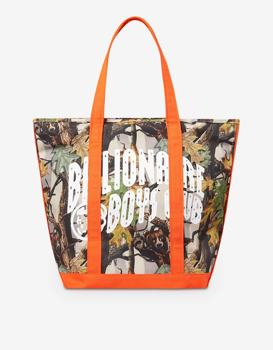 Boys Tree Camo Arch Logo Tote Bag in Multicolour, 5 of 4