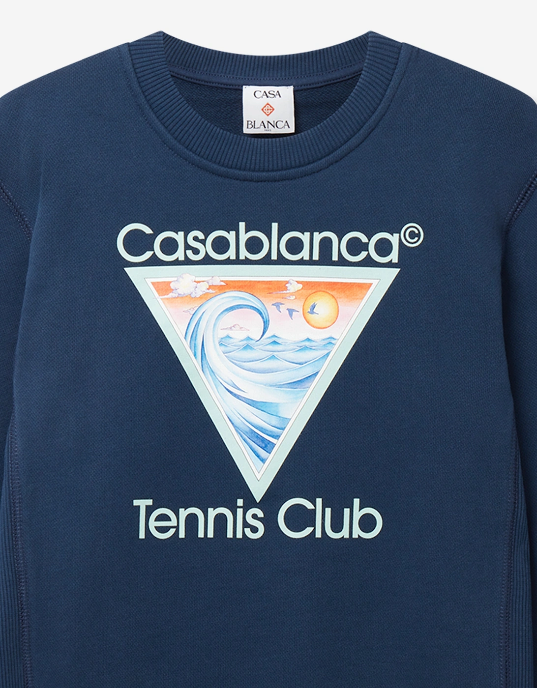 Kids Tennis Club Icon Sweatshirt in Blue