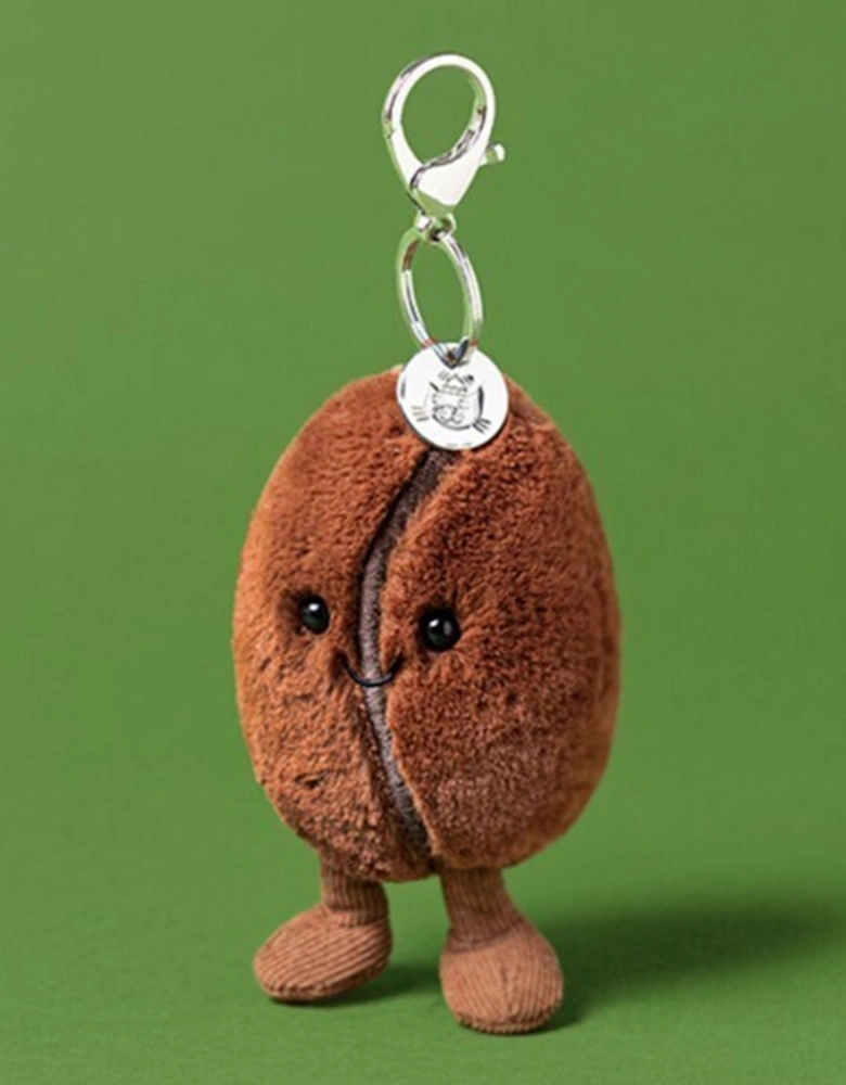Amuseables Coffee Bean Bag Charm in Brown (17cm)