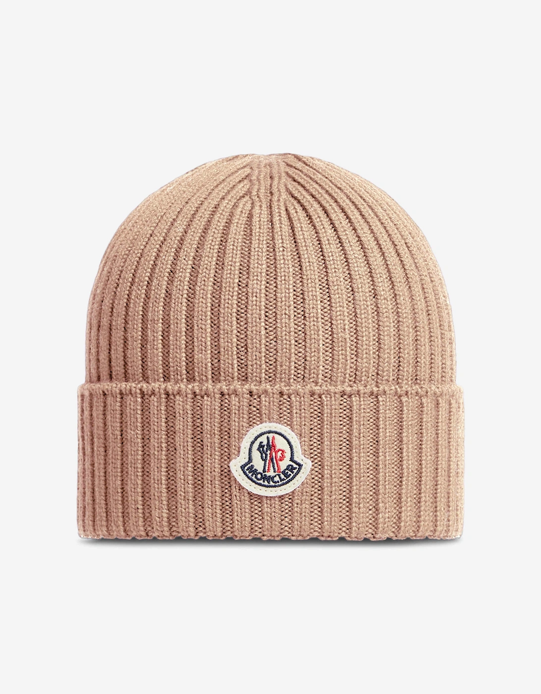 Girl's Moncler Enfant Girls Wool Beanie Hat in Pink - Size: M 8 - 10 yrs