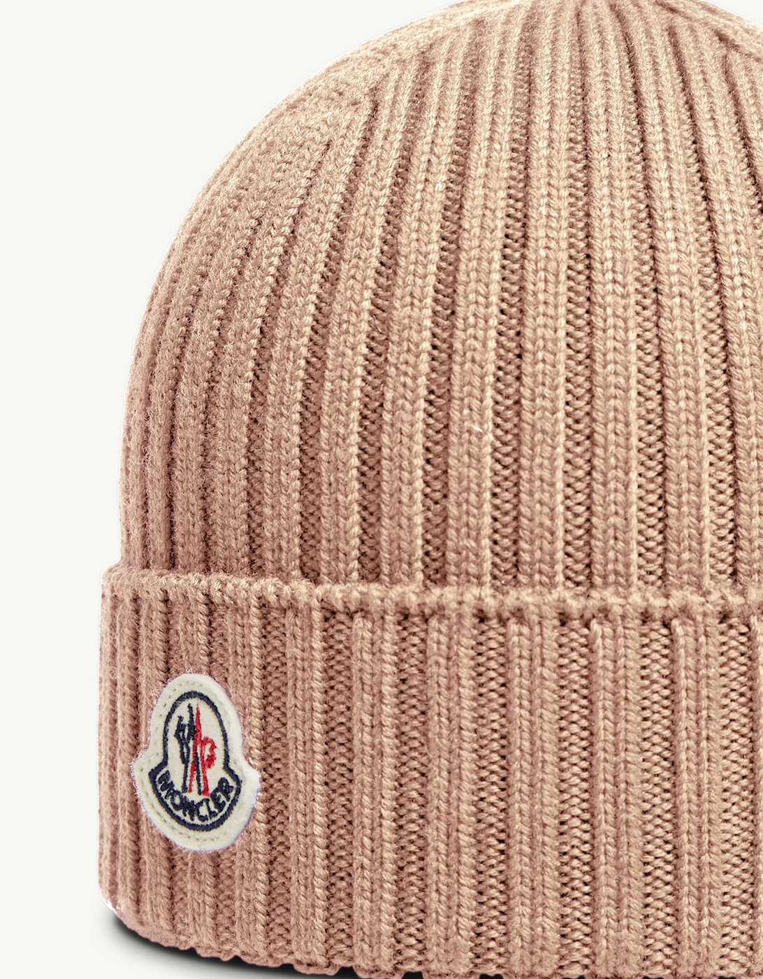 Girls Wool Beanie Hat in Pink