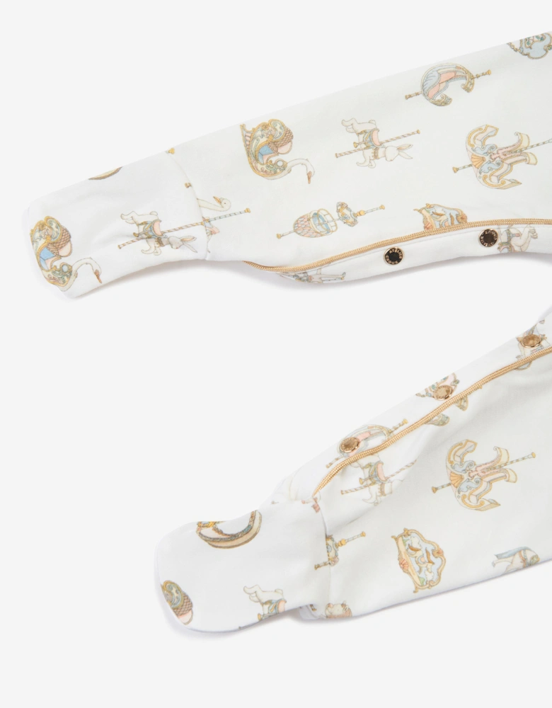 Baby Carousel Classic Playsuit in White