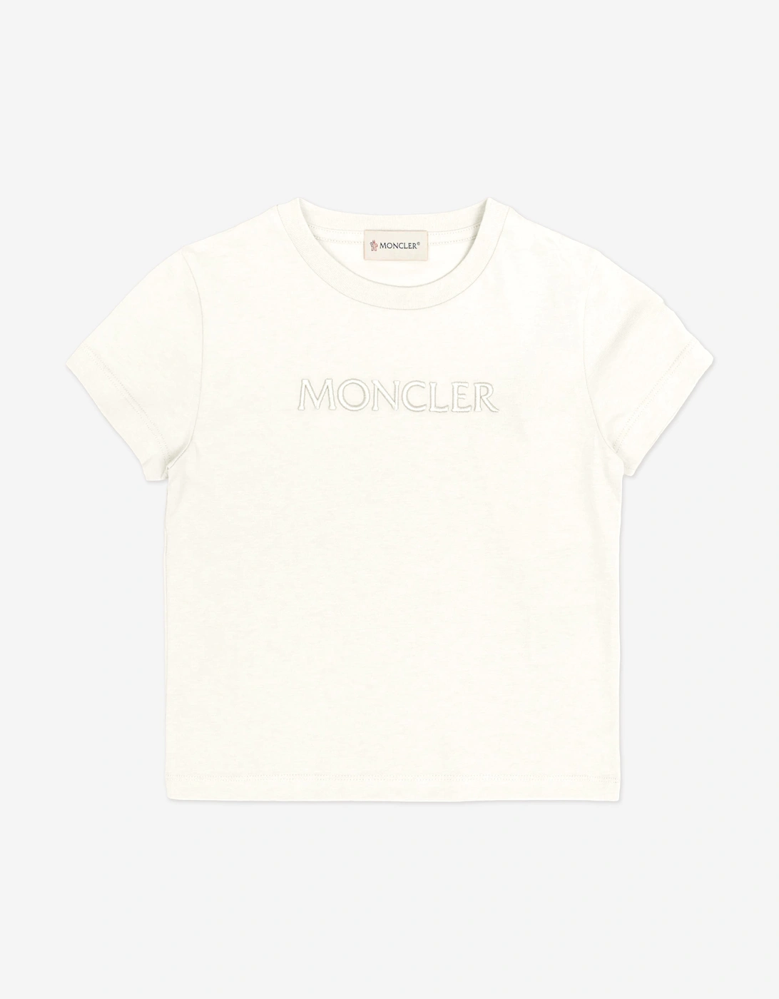 Girls Logo T-Shirt in Ivory, 5 of 4