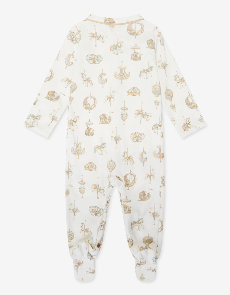 Baby Carousel Classic Playsuit in White