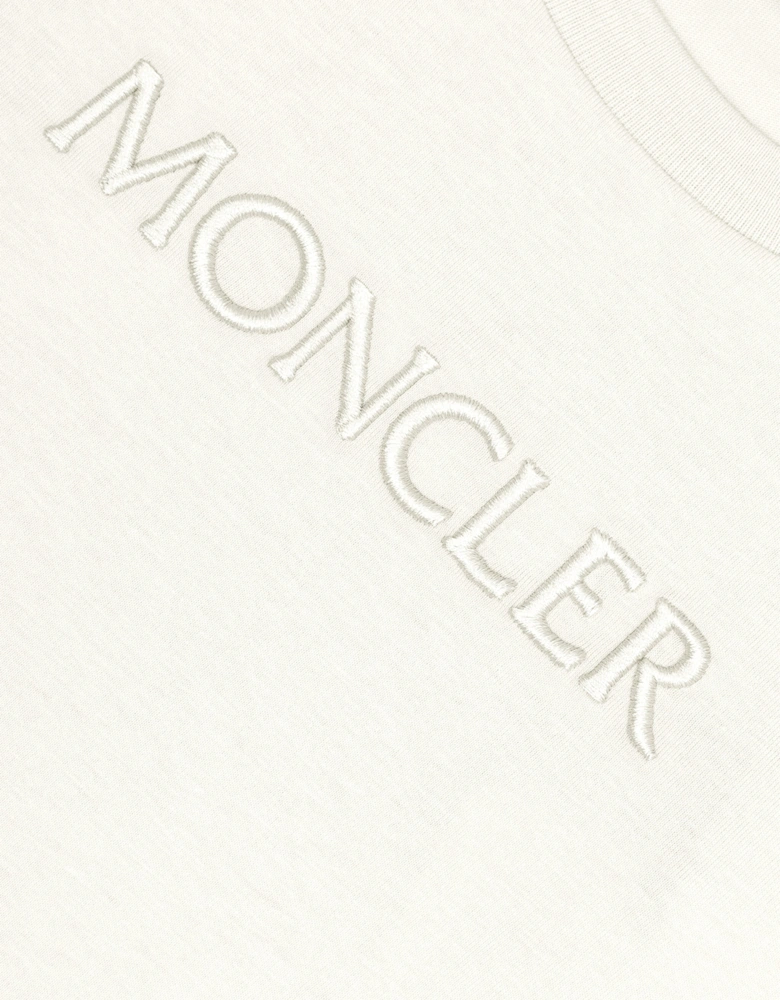 Girls Logo T-Shirt in Ivory