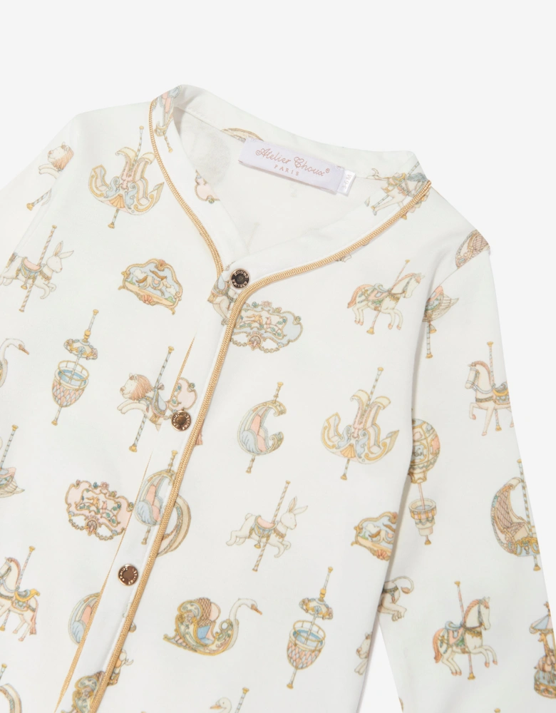 Baby Carousel Classic Playsuit in White