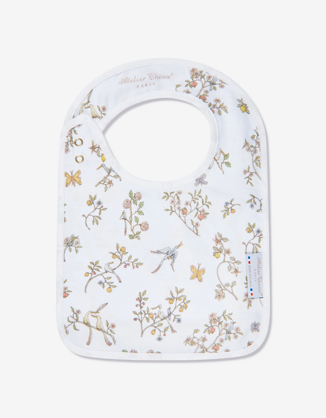 Baby Boys In Bloom Swaddle And Satin Bib Set in Blue