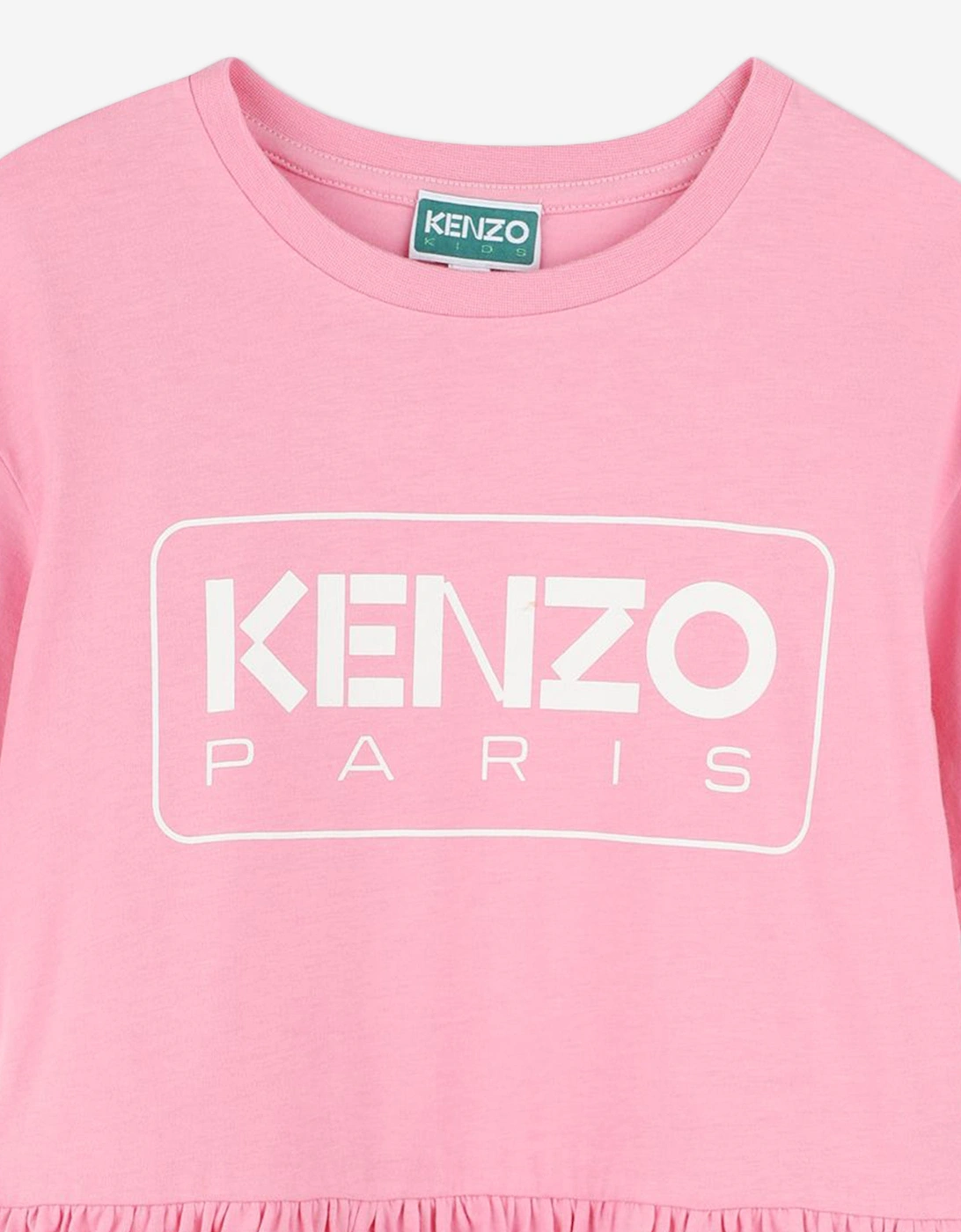 Girls Logo Sweater Dress in Pink