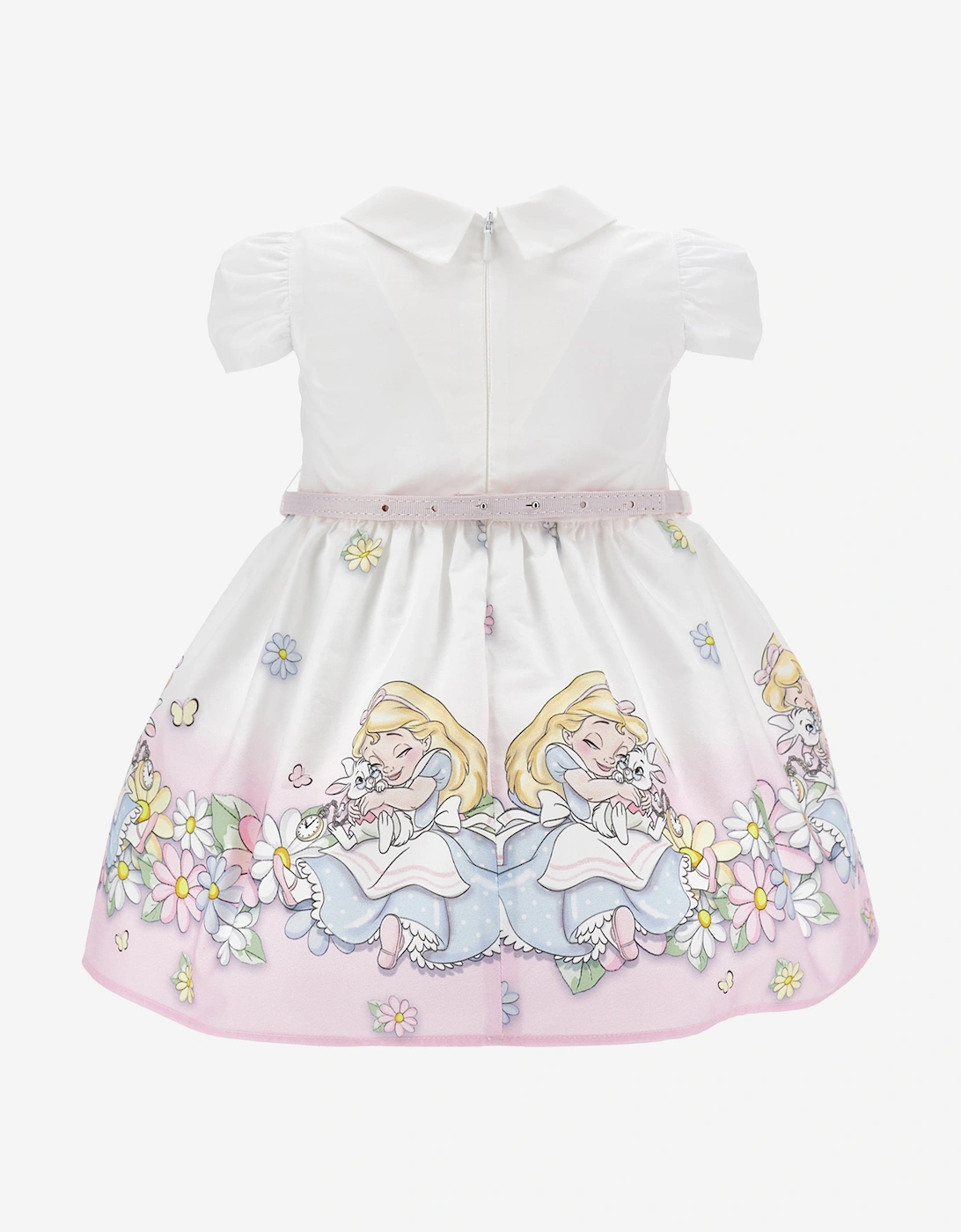 Baby Girls Alice In Wonderland Dress in White