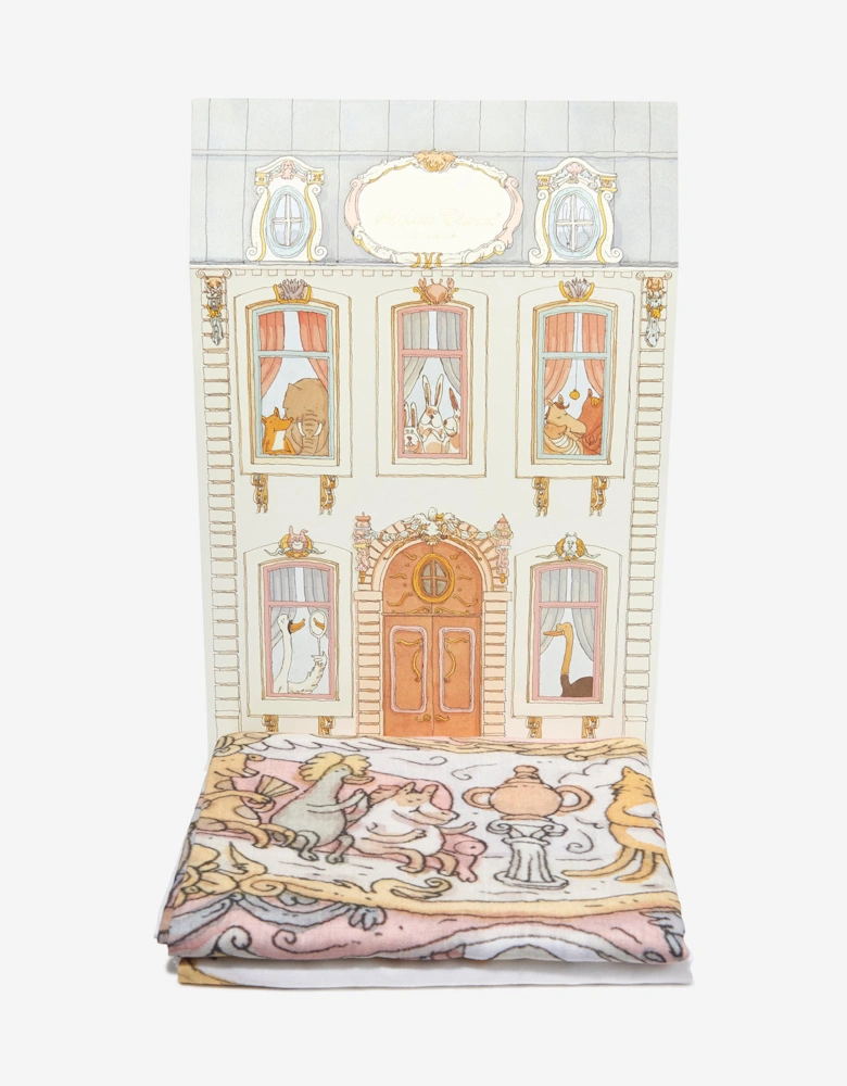 Baby Girls Grand Carousel Blanket in White (200cm)
