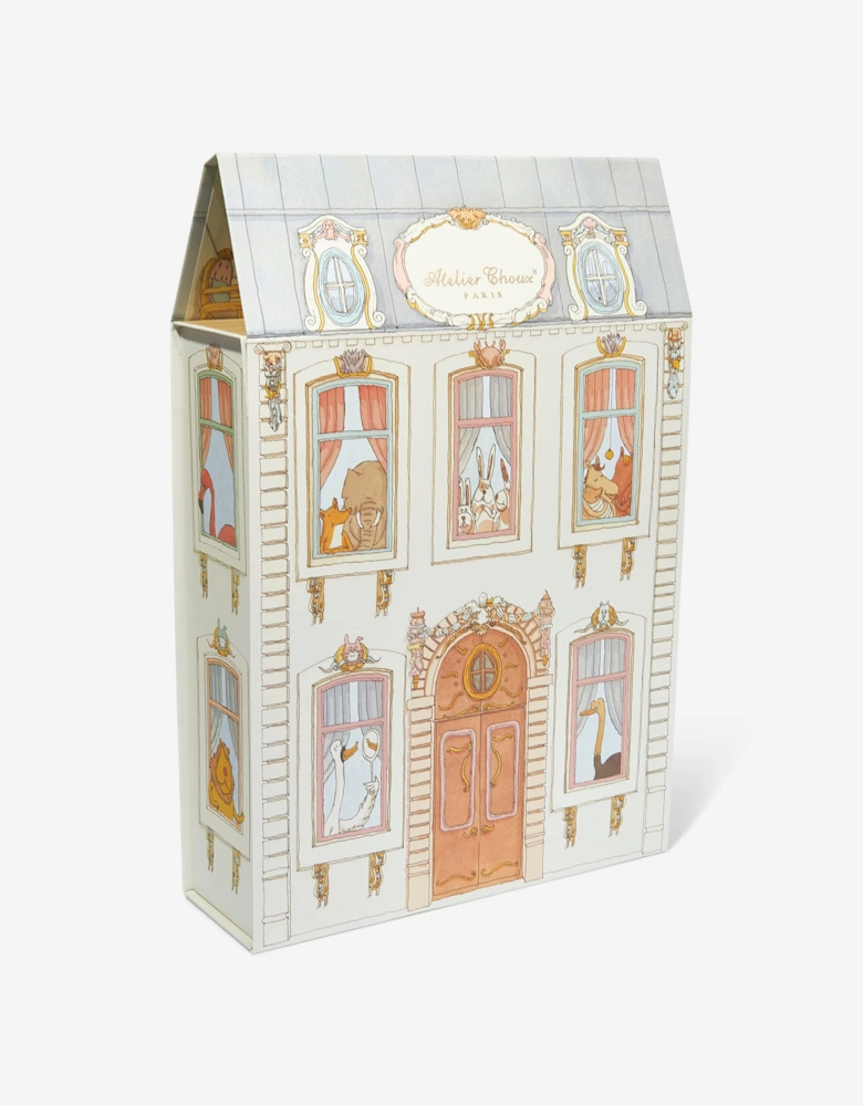 Baby Girls Grand Carousel Blanket in White (200cm)