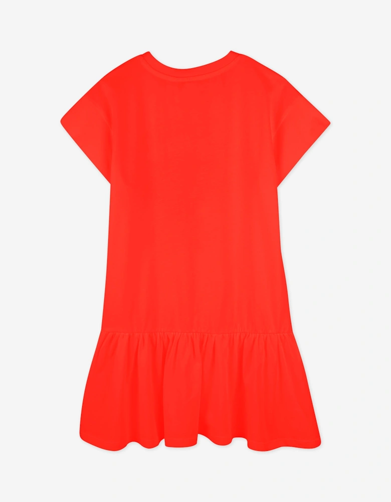 Girls Tiger Dress in Red