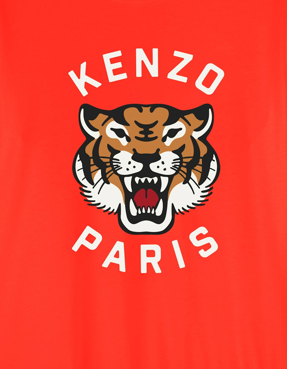 Girls Tiger Dress in Red