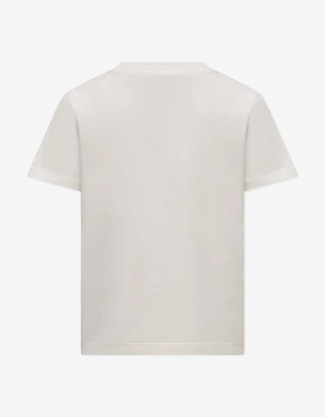 Boys Logo T-Shirt in Ivory