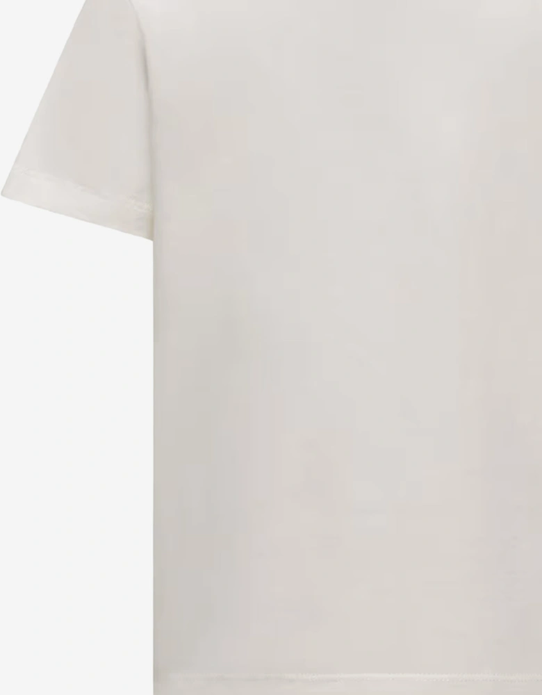 Boys Logo T-Shirt in Ivory
