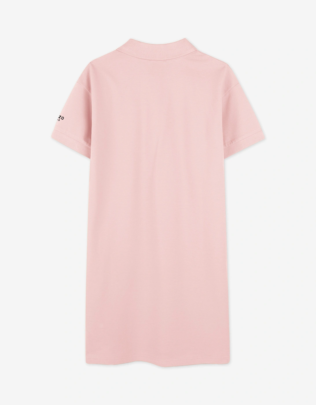 Girls Boke Flower Polo Dress in Pink