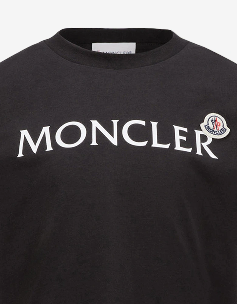 Boys Logo T-Shirt in Black